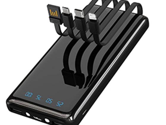 Agiler - CARGADOR MOVIL (POWER BANK), BACKUP BATTERY, 10000MAH, USB OUTPUT 5V/1A, CABLE MICROUSB INCLUIDO, BLANCO.