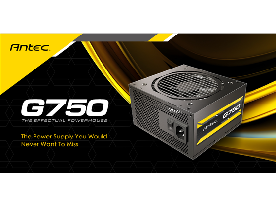 Antec - POWER SUPPLY ANTEC G750 GOLD - SEMI-MODULAR (0-761345-20042-4)