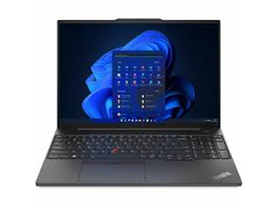 Lenovo - LAPTOP THINKPAD E16 GEN 2, 16" IPS WUXGA TOUCH, INTEL ULTRA 5 125U, 16GB, 1TB SSD NVME, WINDOWS 11 PRO INGLES, WI-FI 6, BLUETOOTH 5.0, 3X USB 3.2, 1X USB TYPE C (PARA DISPLAYPORT Y CARGA), 1X RJ45, 1X HDMI 2.1, BACKLIT KEYBOARD, BT 5.1, AUDIO JACK 3.5", BACKLIT KEYBOARD, BLACK
