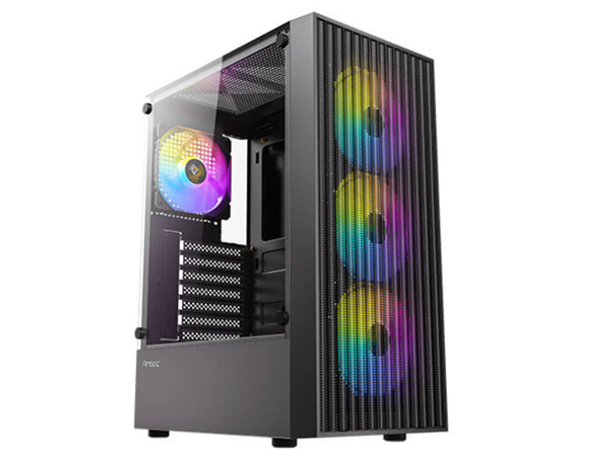Antec - CASE ANTEC AX27 RGB ELITE BLACK MESH