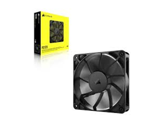 Corsair - ABANICO RS120 PARA CASE 120MM NEGRO, RODAMIENTO MAGNETICO, CONECTOR PWM 4 PINES EN CADENA