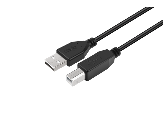 MYO - CABLE USB PARA IMPRESORA, 6 PIES, NEGRO.