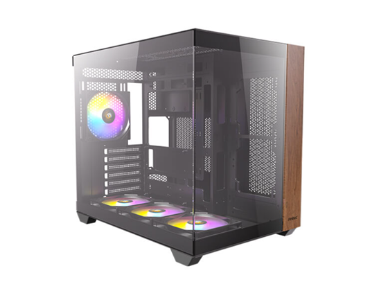 Antec - CASE GAMING ANTEC CX800 WOOD ARGB BLACK