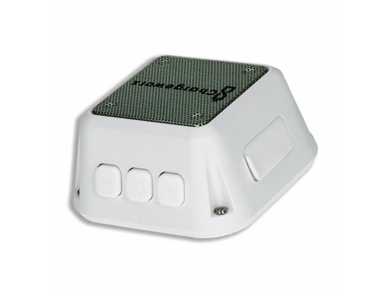 CHARGEWORX - BOCINA MAGNETICA (MAGSAFE) CHARGEWORX, PARA CELULAR, FUNCIONA COMO SOPORTE, HASTA 5 HORAS DE REPRODUCCION, BLANCO