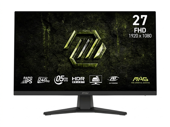 Msi - MONITOR MSI MAG 272F X24, 27", 240 HZ, RAPID IPS, FLAT, FHD