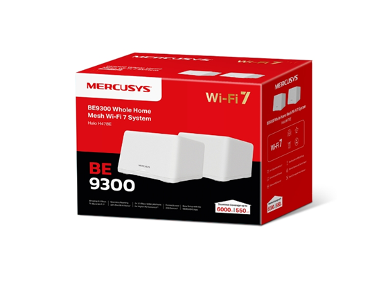 TP-Link - ROUTER HALO H47BE (2-PACK)  9214 MBPS, 802.11BE, 6/5/2.4 GHZ, WI-FI 7
