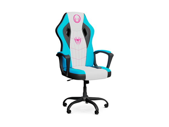 Xtech - SILLA GAMING MARVEL SPIDER-GHOST, ESPALDAR ALTO AJUSTABLE, REPOSO DE BRAZOS, ALTURA AJUSTABLE Y BASE CON RUEDAS ROBUSTAS