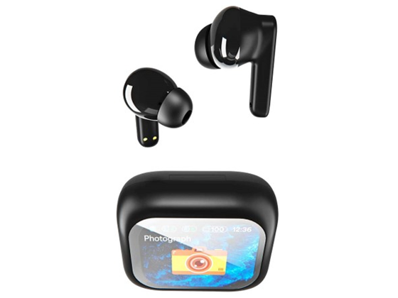 Coby - AUDIFONO CON MICROFONO COBY CON ESTUCHE DE VISUALIZACIÓN INTELIGENTE