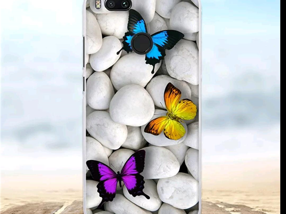 Xiaomi - COVER PARA XIAOMI REDMI NOTE 6 , SILICOM, DISEÑO 3D (MARIPOSAS) (FUNMIN6PRO-BF)