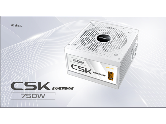 Antec - POWER SUPPLY ANTEC CSK 750W DC WHITE - PCIE 5.1 READY (0-761345-20115-5)