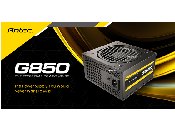 Antec - POWER SUPPLY ANTEC G850 GOLD - SEMI-MODULAR (0-761345-20043-1)