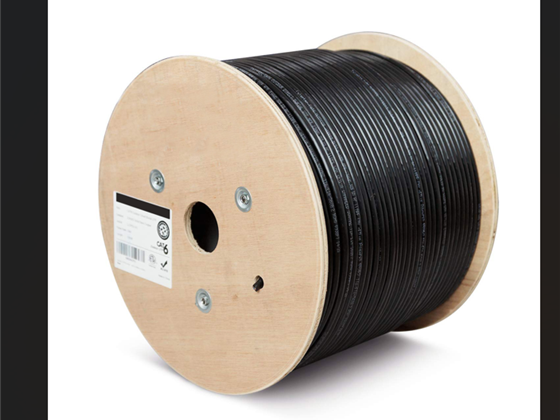 Agiler - ROLLO DE CABLE UTP, 1000 PIES, CAT6 EXTERIOR, 100% COBRE, PASS FLUKE TEST, CHAQUETA DOBLE, ANSI/EIA TIA 568B IS/IEC 11801 VERIFIED 5V