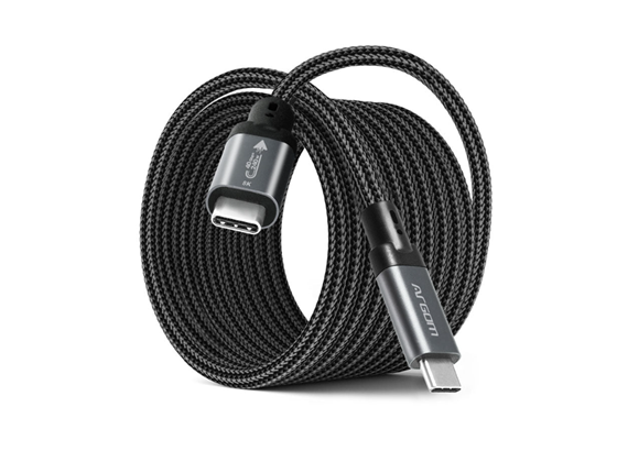 Argom - CABLE TIPO-C A TIPO-C ARGOM PD DE 240 W PARA CARGA RÁPIDA Y SINCRONIZACIÓN DURA MAX (USB4) DE 1,8 M / 6 PIES
