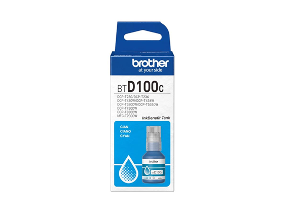 Brother - BOTELLA DE TINTA BROTHER  - BTD100C