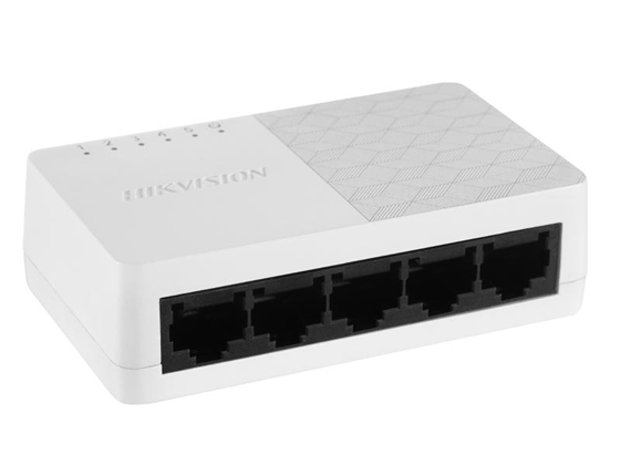 HIKVISION - SWITCH 5 HIKVISION, NO ADMINISTRABLE, 5 PUERTOS ETHERNET DE 10/100/1000 MBPS GIGABIT
