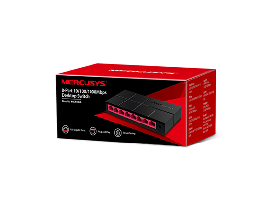 TP-Link - SWITCH 8 PUERTOS MS108G