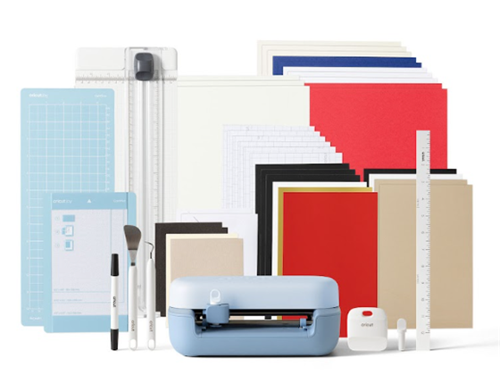 Cricut - MAQUINA DE CORTE CRICUTJOY 2, ESSENTIALS BUNDLE, COLOR AZUL