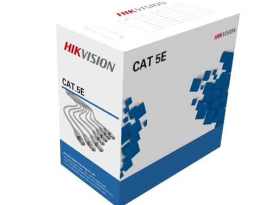 HIKVISION - ROLLO DE CABLE UTP HIKVISION CAT5E, (305M) 1000 PIES, CALIBRE: 24