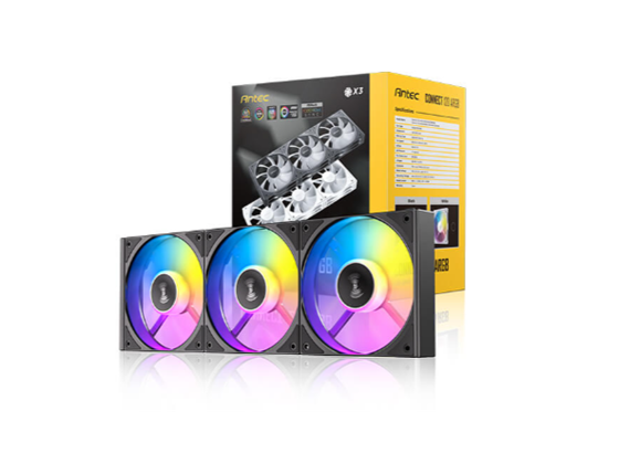 Antec - ABANICO ANTEC C120 ARGB 3PK BLACK