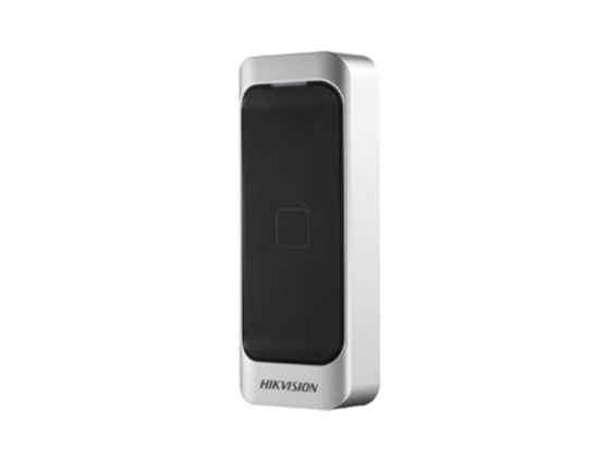 HIKVISION - LECTOR DE TARJETAS HIKVISION, RS-485, WIEGAND Y CONTROLADOR OSDP, IP65, (CONTROL DE ACCESO)