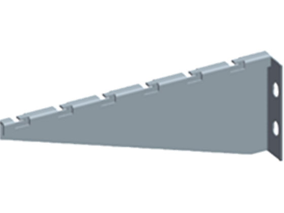 Nexxt Infrastructure - ORGANIZADOR DE CABLES FLAT WALL BRK 100MM (PNDWMFB10HDG)