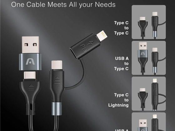 Argom - CABLE ARGOM 4 EN 1