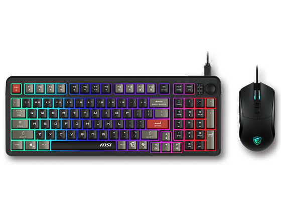 Msi - TECLADO Y MOUSE MSI FORGE GK110 COMBO US,
