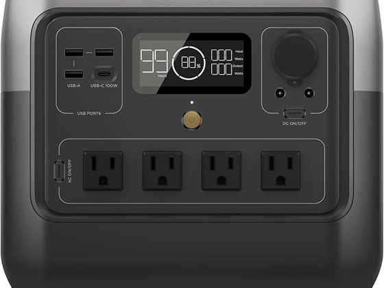 Ecoflow - GENERADOR ELECTRICO ECOFLOW RIVER 2 PRO-LITE 700W, BATERIA RECARGABLE, 8 PUERTOS DE CARGAS, 3X USB-A, 1X USB-C, 4X AC OUTLET, SOPORTE PARA CARGA SOLAR, PANTALLA LCD, BATERIA 716WH, TIENE SOPORTE WIFI PARA MONITOREO