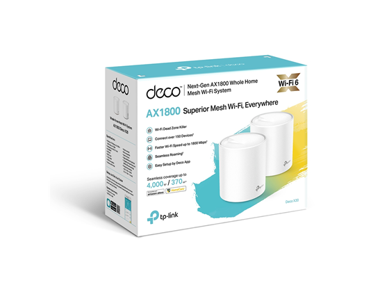 TP-Link - ROUTER DECO X20(2-PACK) TP-LINK AX1800