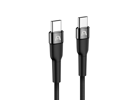 Argom - CABLE TIPO-C A TIPO-C ARGOM DE CARGA Y SINCRONIZACIÓN ULTRA RÁPIDA 240W, 1.8?M / 6?FT