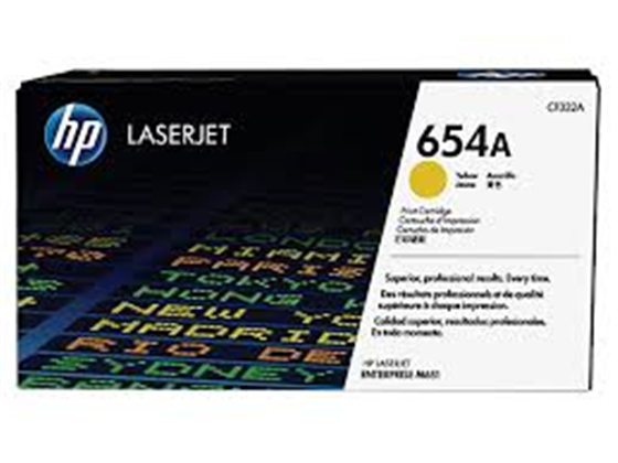 HP - TONER 654A - CF332A - AMARILLO
