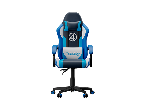 Xtech - SILLA GAMING MARVEL FANTASTIC 4, ESPALDAR ALTO AJUSTABLE, REPOSO DE BRAZOS, ALTURA AJUSTABLE Y BASE CON RUEDAS ROBUSTAS
