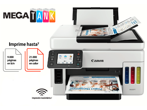 Canon - IMPRESORA CANON MAXIFY GX6110 - MEGATECK
