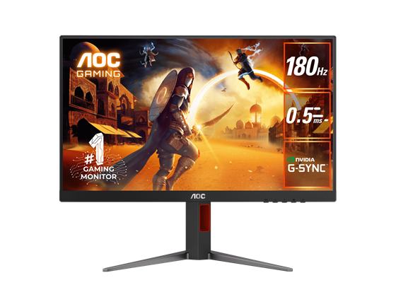 AOC - MONITOR 24" (23.8) GAMING  FAST IPS,180HZ (24G4)