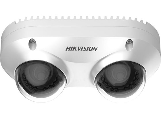 HIKVISION - CAMARA DE VIGILANCIA DUAL DIRECTIONAL PANOVU , 4MP, IP67, IK10, MICROFONO