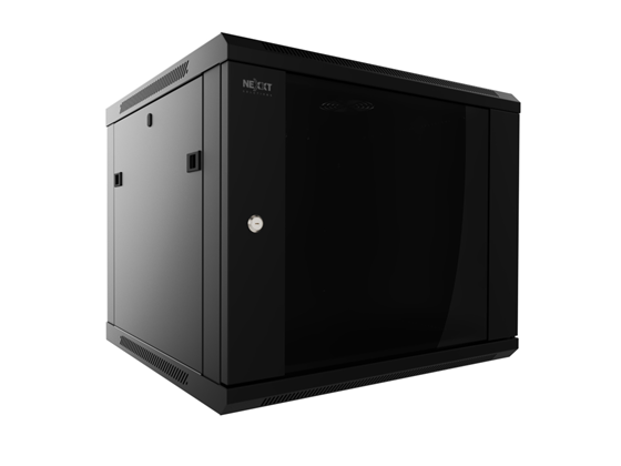 Nexxt - GABINETE DE PARED NEXXT 18U SEMI ENSAMBLADO, 600X450MM, 2 RANURAS PARA ABANICOS