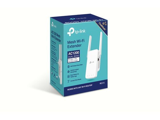 TP-Link - ROUTER REPETIDOR RE315, TP-LINK, AC1200, 2.4 GHZ, 1200 MBPS